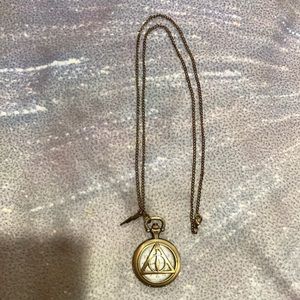 🔴 Harry Potter pocket watch necklace